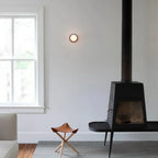 Nordic Glass Globe LED Wall Sconce With Sleek Metal Base