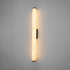 Alabaster Tube LED Wall Sconce With Hardwired Modern Design