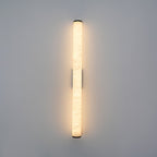 Alabaster Tube LED Wall Sconce With Hardwired Modern Design