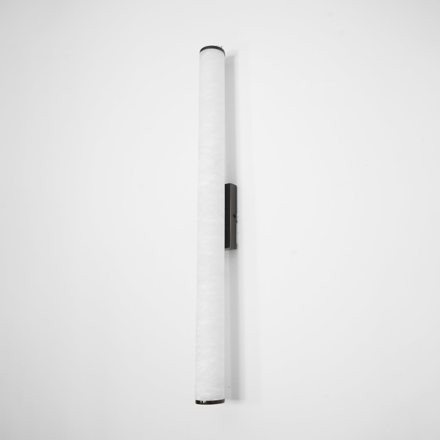 Alabaster Tube LED Wall Sconce With Hardwired Modern Design