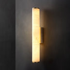 Alabaster Tube LED Wall Sconce With Hardwired Modern Design