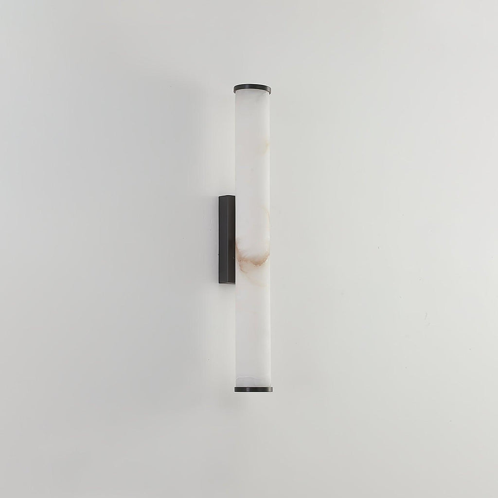 Alabaster Tube LED Wall Sconce With Hardwired Modern Design
