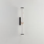 Alabaster Tube LED Wall Sconce With Hardwired Modern Design