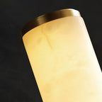 Alabaster Tube LED Wall Sconce With Hardwired Modern Design