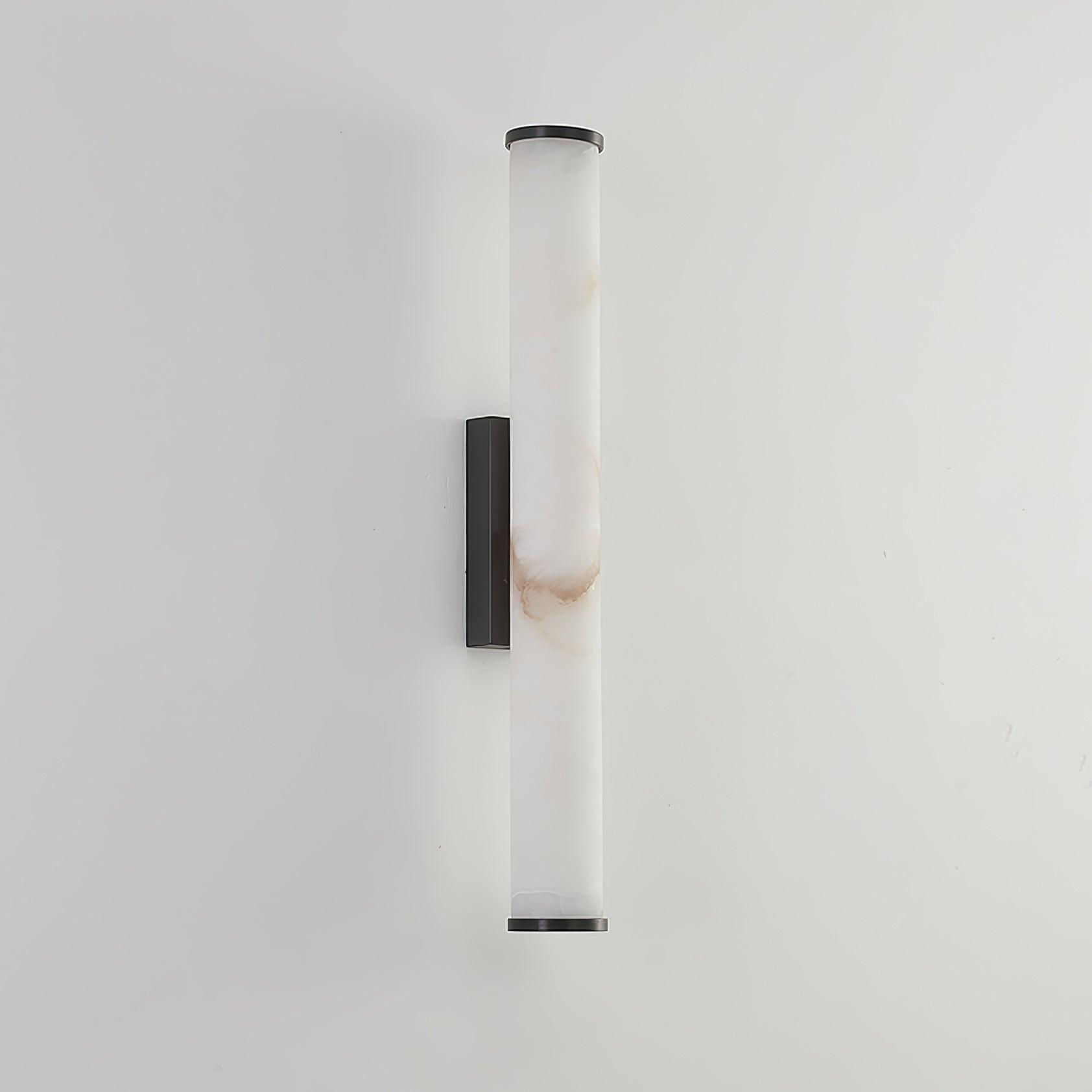 Alabaster Tube LED Wall Sconce With Hardwired Modern Design