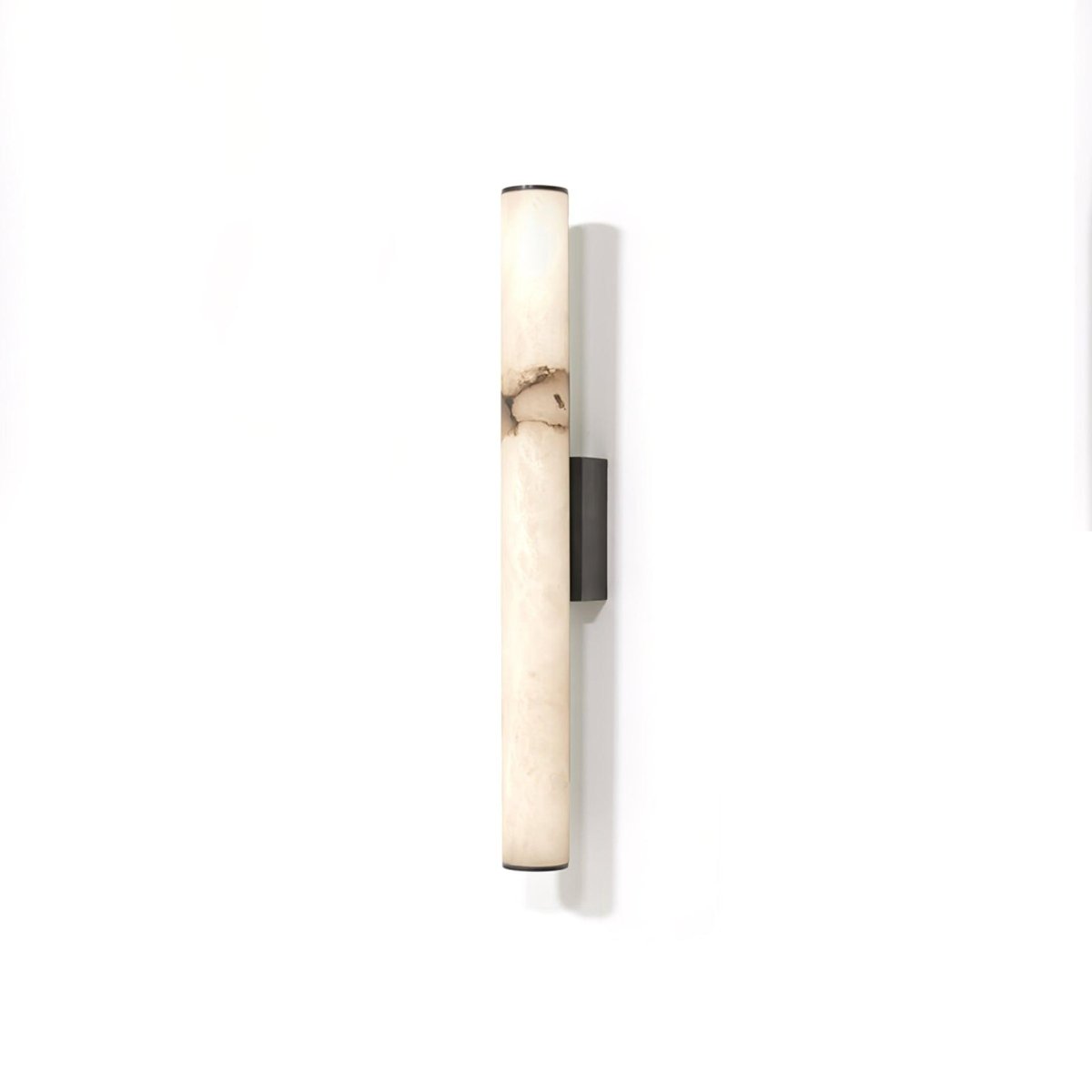 Alabaster Tube LED Wall Sconce With Hardwired Modern Design