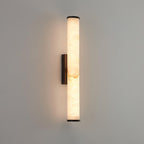 Alabaster Tube LED Wall Sconce With Hardwired Modern Design