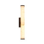 Alabaster Tube LED Wall Sconce With Hardwired Modern Design