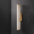 Alabaster Tube LED Wall Sconce With Hardwired Modern Design