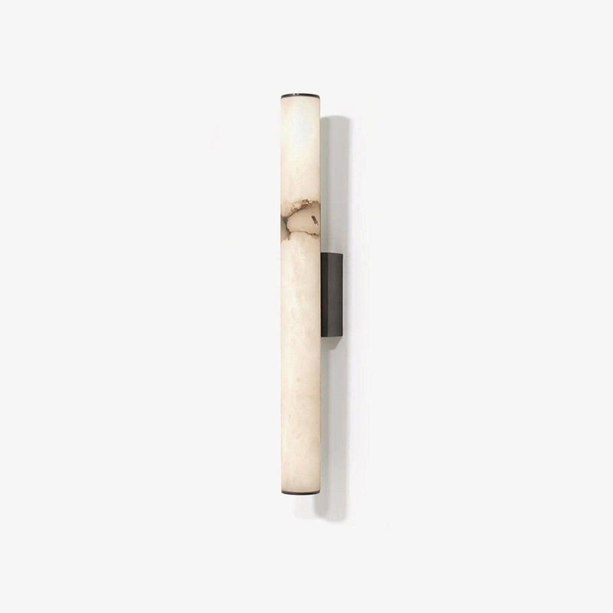 Alabaster Tube LED Wall Sconce With Hardwired Modern Design