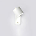 Rotating Head Cylindrical Wall Sconce In Iron For E27 Bulbs
