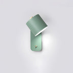 Rotating Head Cylindrical Wall Sconce In Iron For E27 Bulbs
