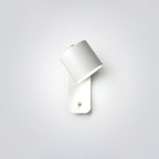 Rotating Head Cylindrical Wall Sconce In Iron For E27 Bulbs