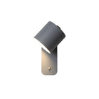 Rotating Head Cylindrical Wall Sconce In Iron For E27 Bulbs