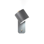 Rotating Head Cylindrical Wall Sconce In Iron For E27 Bulbs