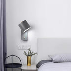 Rotating Head Cylindrical Wall Sconce In Iron For E27 Bulbs
