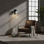 Rotating Head Cylindrical Wall Sconce In Iron For E27 Bulbs