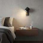 Rotating Head Cylindrical Wall Sconce In Iron For E27 Bulbs