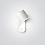 Rotating Head Cylindrical Wall Sconce In Iron For E27 Bulbs