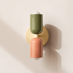 Two-Light LED Cylinder Wall Sconce In Modern Minimalist Iron