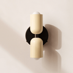 Two-Light LED Cylinder Wall Sconce In Modern Minimalist Iron