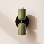 Two-Light LED Cylinder Wall Sconce In Modern Minimalist Iron