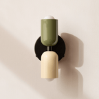Two-Light LED Cylinder Wall Sconce In Modern Minimalist Iron