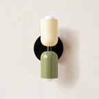Two-Light LED Wall Sconce In Modern Metal Cylinder Design