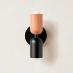 Two-Light LED Wall Sconce In Modern Metal Cylinder Design