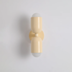 Dual LED Metal Cylinder Wall Sconce For Warm Ambient Light