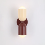 Dual LED Metal Cylinder Wall Sconce For Warm Ambient Light