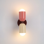 Dual LED Metal Cylinder Wall Sconce For Warm Ambient Light
