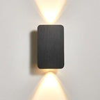 Two-Light LED Wall Sconce With Frosted Glass In Minimalist Design