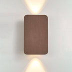 Two-Light LED Wall Sconce With Frosted Glass In Minimalist Design