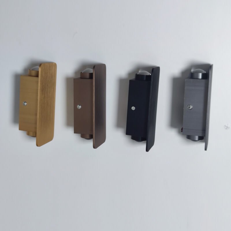 Two-Light LED Wall Sconce With Frosted Glass In Minimalist Design