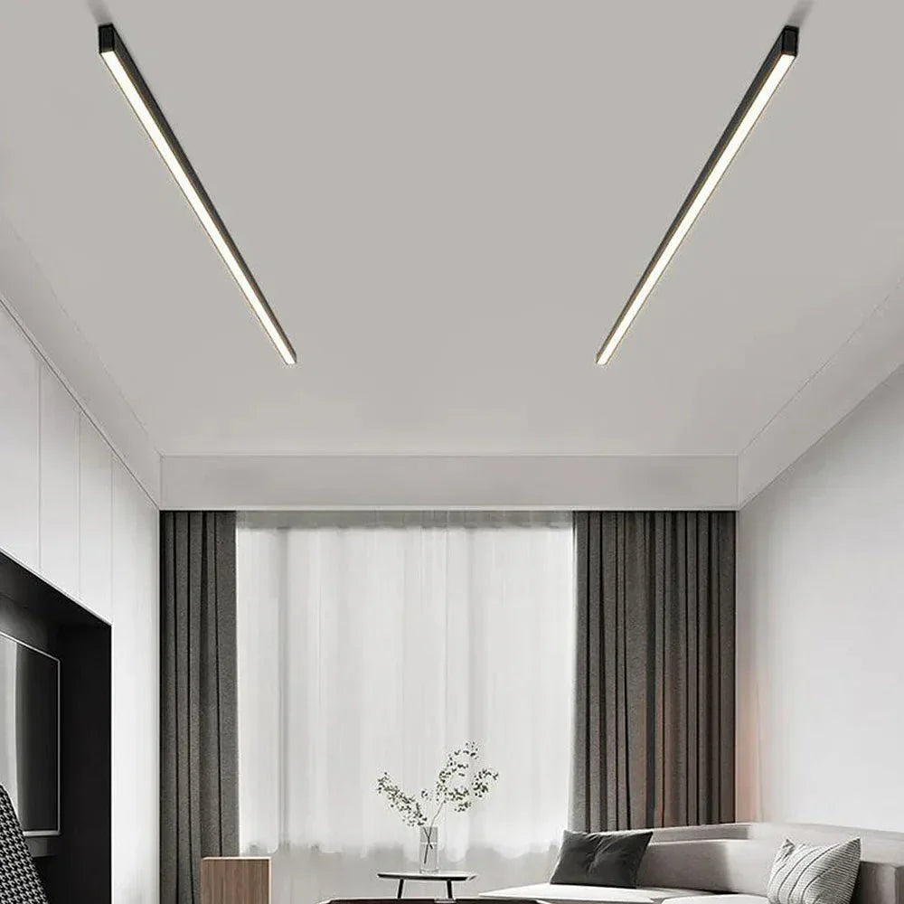 48-Inch Linear LED Ceiling Light With Low-Profile Acrylic Design