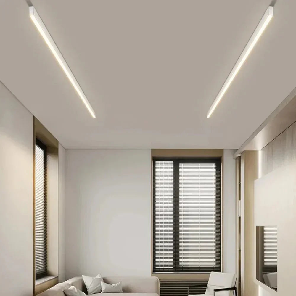 48-Inch Linear LED Ceiling Light With Low-Profile Acrylic Design