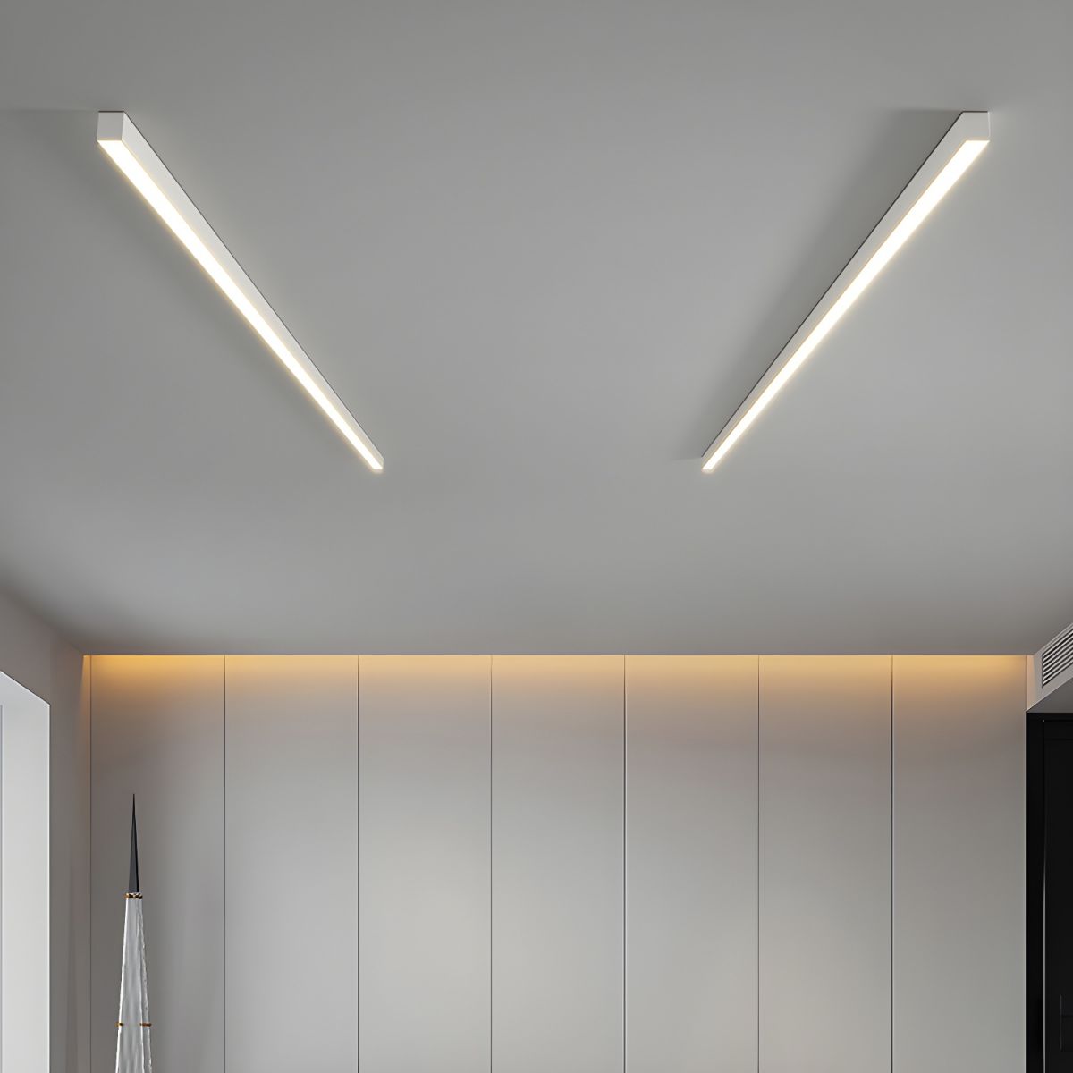 48-Inch Linear LED Ceiling Light With Low-Profile Acrylic Design