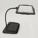 Adjustable Arm LED Magnifying Desk Lamp With 3X Glass Lens