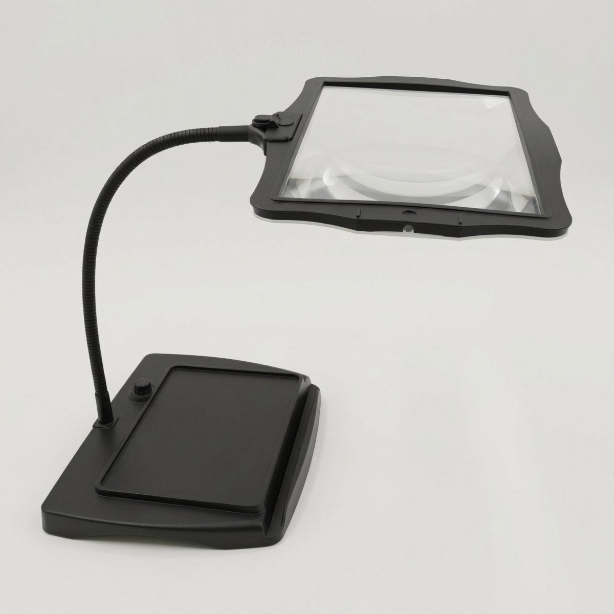 Adjustable Arm LED Magnifying Desk Lamp With 3X Glass Lens