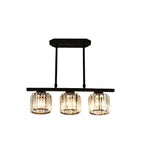 Minimalist Linear Pendant Light With Glass Shades For Modern Interiors
