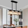 Simplisitic Linear Pendant Light With Glass Shades For Modern Interiors by Anjoize