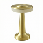 Rechargeable Touch-Dimming LED Desk Lamp With Sleek Metal Finish