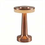 Rechargeable Touch-Dimming LED Desk Lamp With Sleek Metal Finish