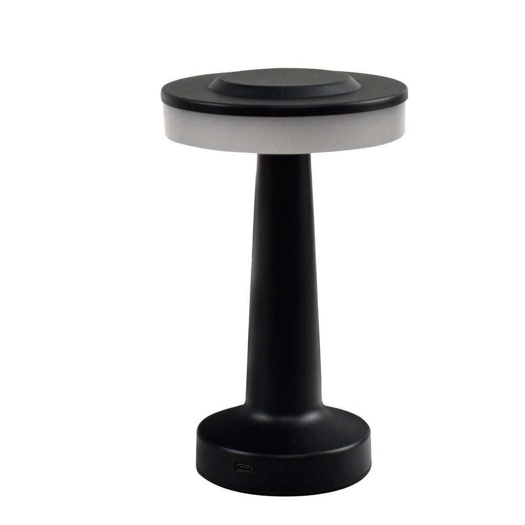 Rechargeable Touch-Dimming LED Desk Lamp With Sleek Metal Finish