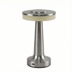 Rechargeable Touch-Dimming LED Desk Lamp With Sleek Metal Finish