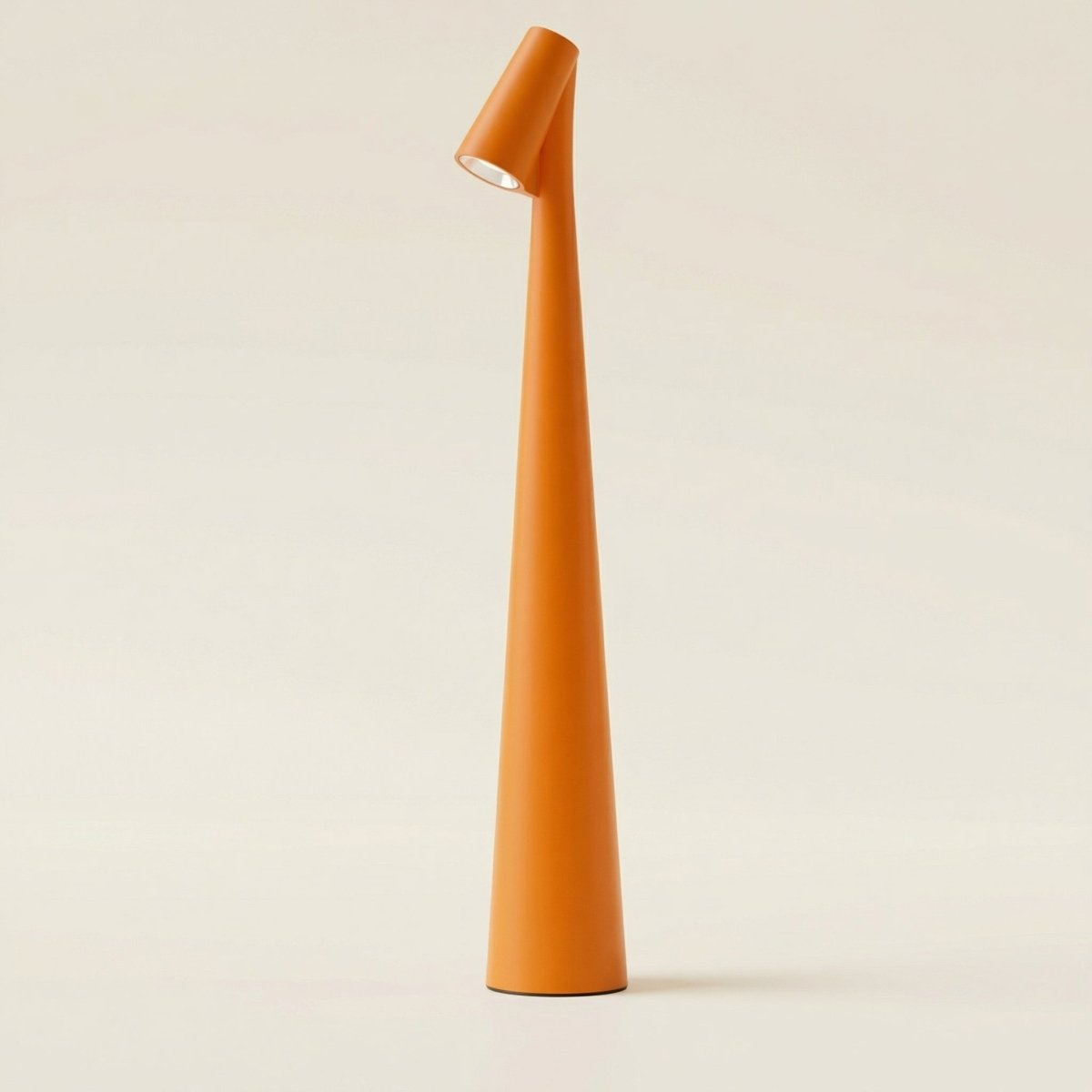 Rechargeable LED Desk Cone Lamp With Touch Control, 12 Inches Tall