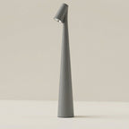Cordless Cone LED Desk Lamp With Touch Dimming, 12 Inches Tall